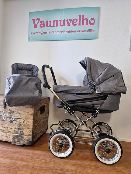 Takuu 1v+ilmainen toimitus* Emmaljunga duo edge classic yhdistelmävaunut