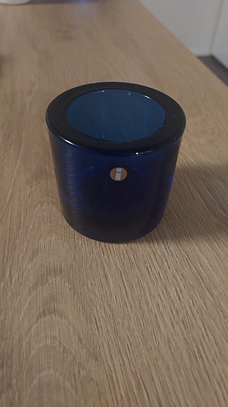 Iittala Kivi tuikkukippo koboltinsininen