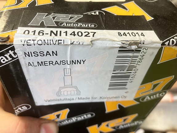 Nissan Sunny N14/100NX 2.0GTi Ulompi Vetonivel 91-96