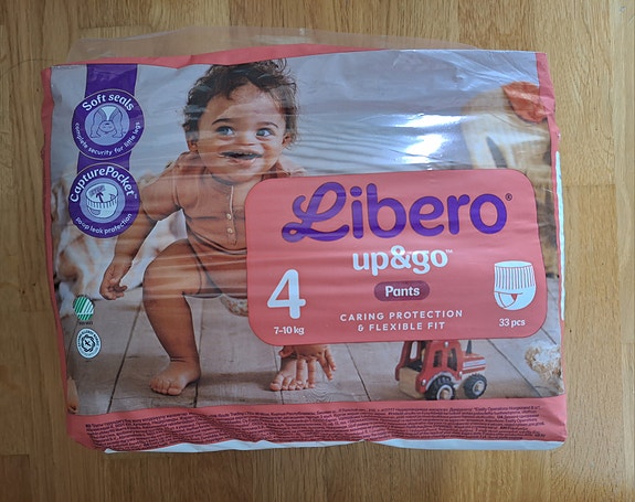 Libero Up&Go 4 -vaipat, avaamaton pakkaus