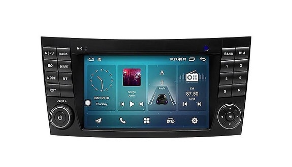 Android soitin 7" näytöllä Mercedes Benz E-sarja 2002-2009