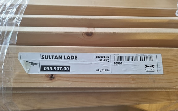Sängyn sälepohja 80x200
