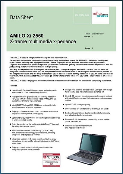 4 x Fujitsu Siemens Amilo : 2kpl Xi2550 + 2kpl Xi2528. Tee Tarjous