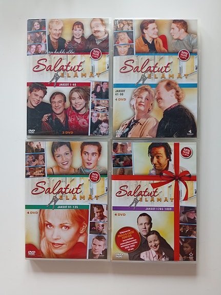Salatut elämät DVD-boksit 4 kpl