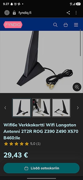 Verkko kortti Wifi