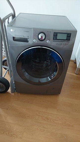 LG kuivaava pesukone harmaa