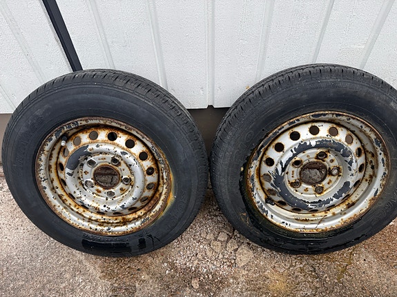 Teräsvanteet ja renkaat 14" 2 kpl Jako 5x112