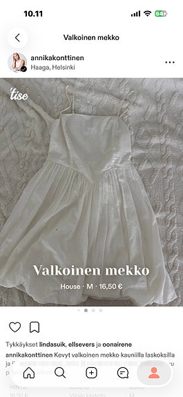 Valkoinen kesämekko