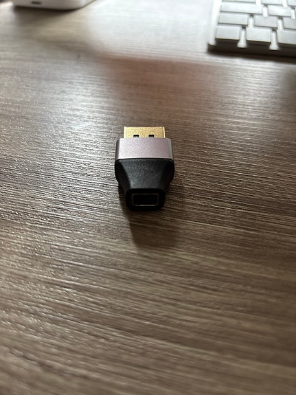 Mini displayport (naaras) - DisplayPort (uros)