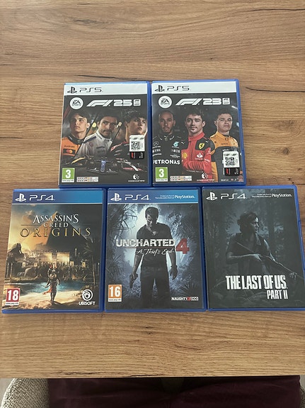 PS5 ja PS4 Pelejä halvalla