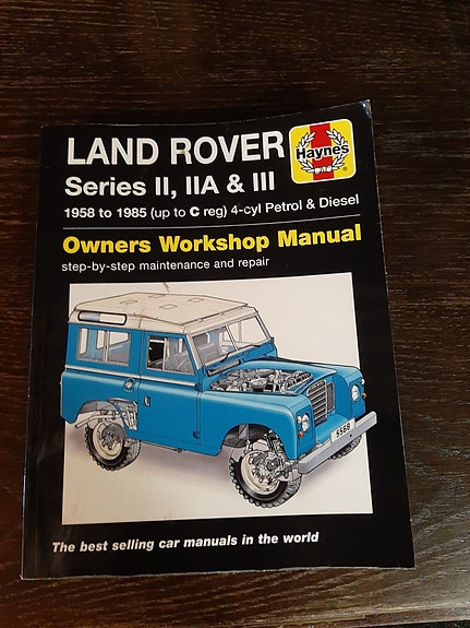 Land Rover Series II, IIA & III Haynes korjaamokirja