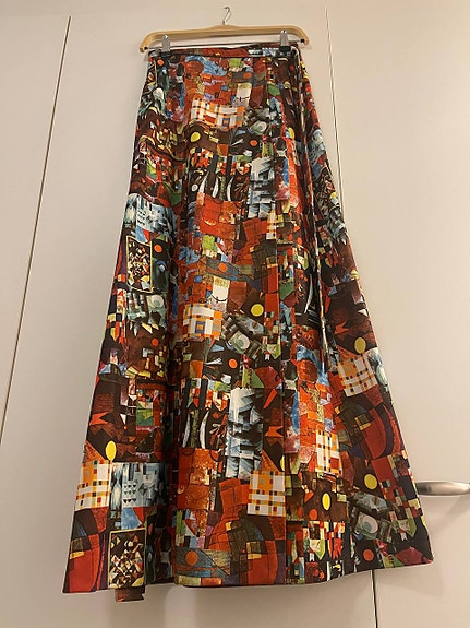 Vintage 70s Muoti-Herralan maksihame