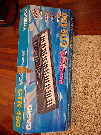 Casio CTK-450 koskettimet
