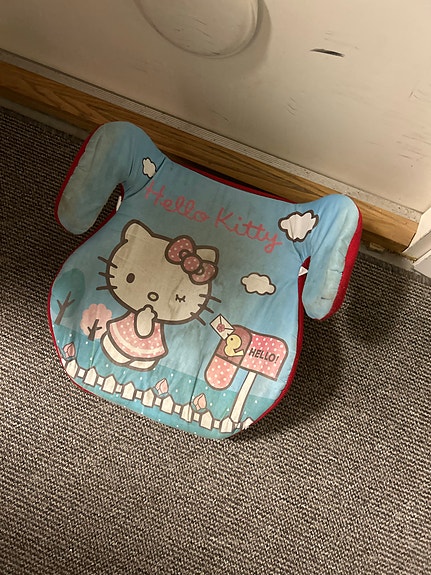 Lasten Hello Kitty istuinkoroke autoon