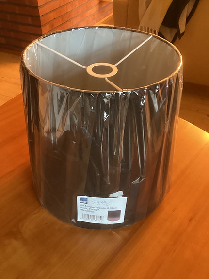 Uusi Heat Mix & Match lampun varjostin 35 cm musta E14/E27
