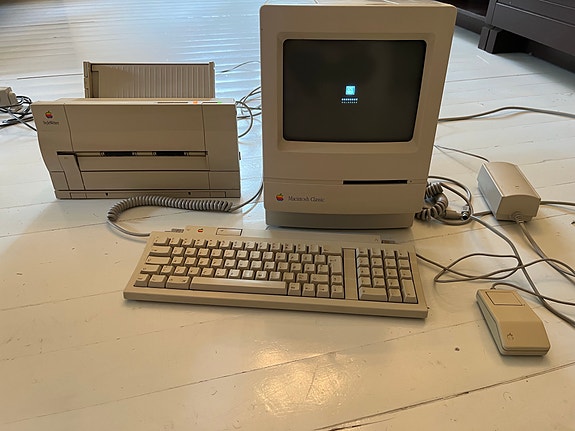 Macintosh Classic + StyleWriter