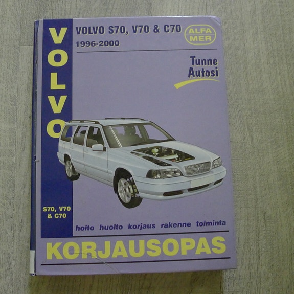 Volvo korjausopas. mallit s70 , v70 , c70 1996-2000