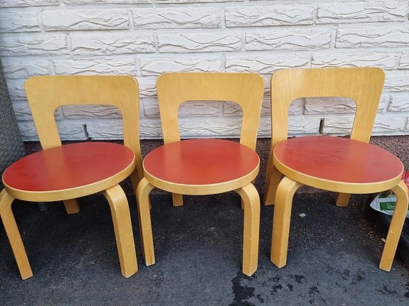 Artek malli  N65 punainen lastentuoli (12kpl)