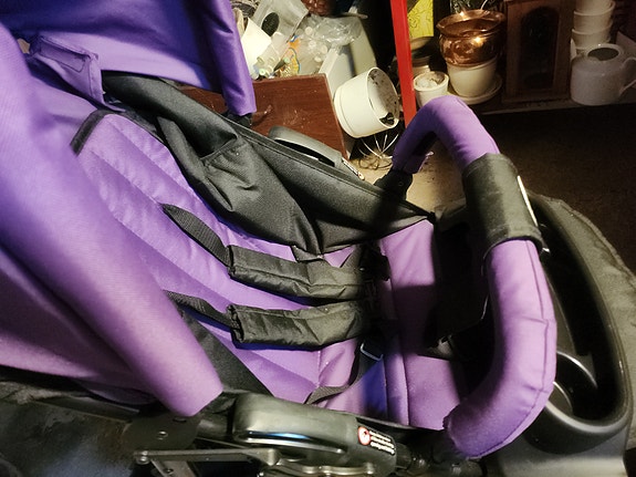 Carena lastenrattaat violetit