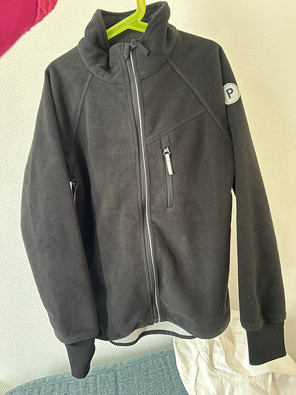 Polarn O. Pyret fleece-takki koko 146 musta unisex
