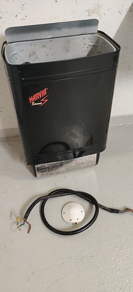 Vanha Harvia M60 6kw sähkökiuas