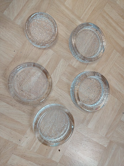 Iittala tuhkakuppi 5kpl