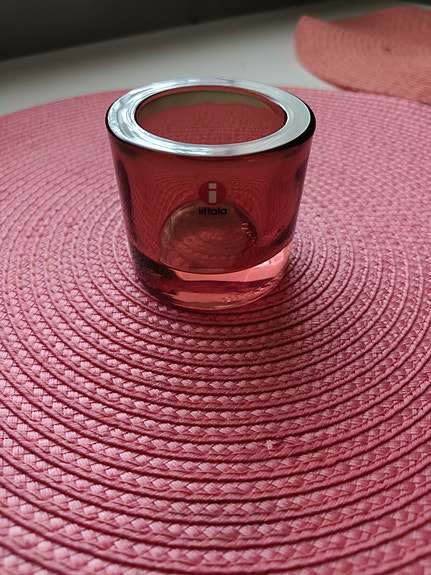 Iittala / Marimekko Kivi-tuikku, punainen