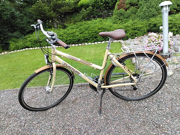 Tunturi naisten hybridipyörä 28" (54 cm) vaalea