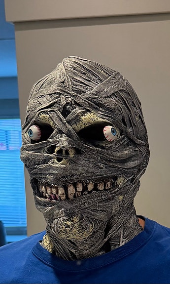 Muumiomaski halloween-asu unisex