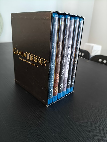 Game of Thrones Blu-ray boksi 1-6 kaudet