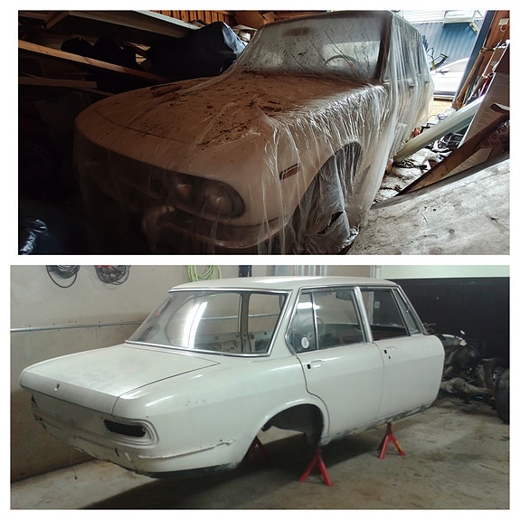 Mazda 1500 deluxe 2kpl ja osia.