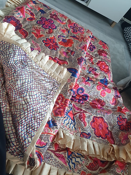 IKEA kuviollinen päiväpeitto 2 kpl