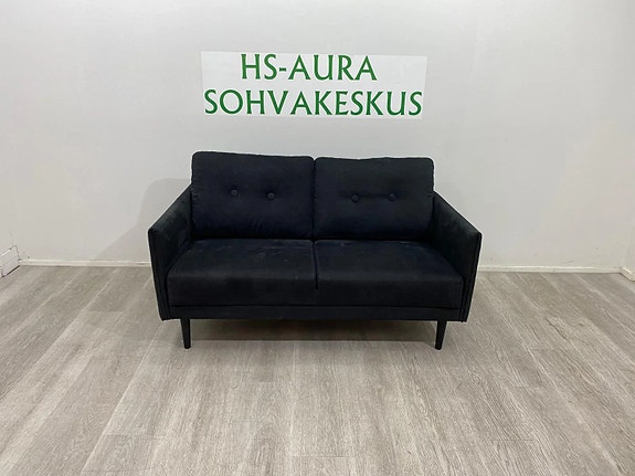 Musta 2 Istuttava Sohva - Ilmainen toimitus