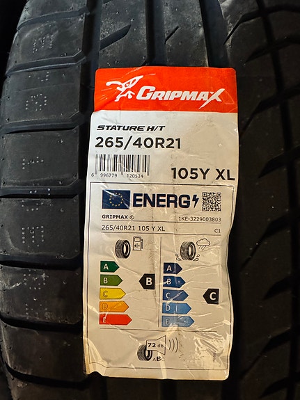 265/40 R21 105Y XL Gripmax Stature H/T renkaat