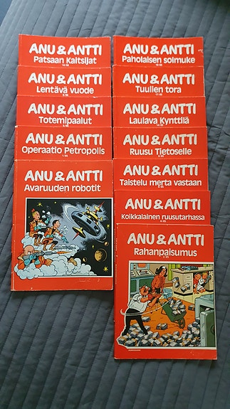 Anu & Antti -sarjakuvakirjat