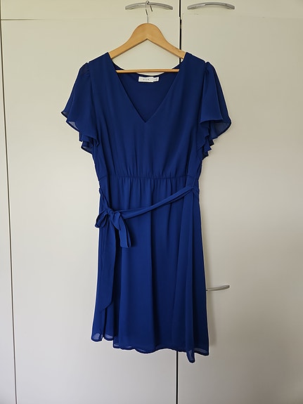 Vila sähkönsininen mekko (koko 44)