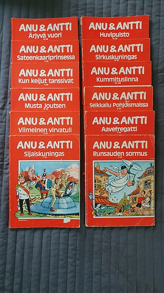 Anu & Antti -sarjakuva-albumit