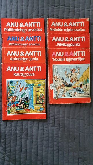 Anu & Antti -sarjakuva-albumit
