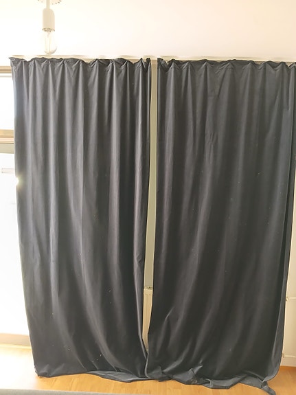 Sanela samettiverhot Ikea 140 x 300cm
