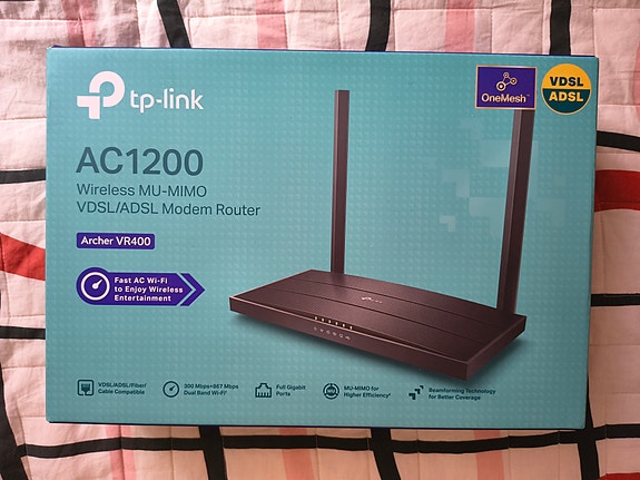 tp-linkki modeemi AC1200
