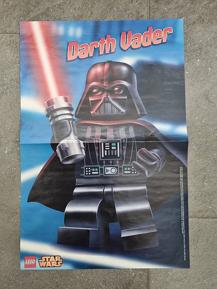 Juliste Lego Star Wars: Darth Vader tai x-siipi