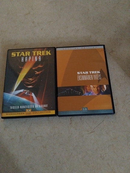 Star Trek Kapina & Ensimmäinen yhteys DVD-elokuvat