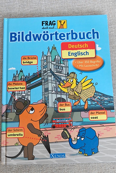 Saksan oppikirja alkeistasolle, lasten kielikirja, Bildwörterbuch