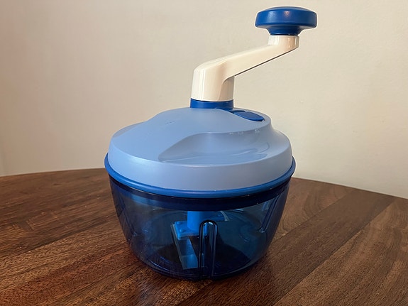 Tupperware Quick Chef manuaalinen silppuri sininen