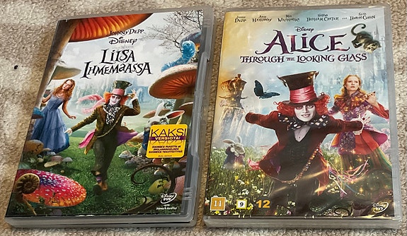 Liisa Ihmemaassa ja Liisan seikkailut peilimaailmassa ( 2 x DVD paketti )