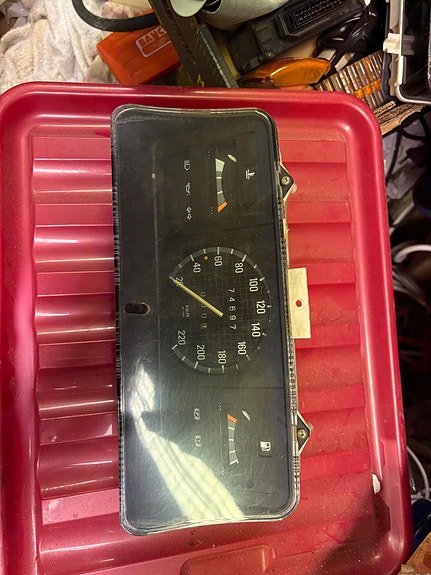 Opel Kadett E mittaristo