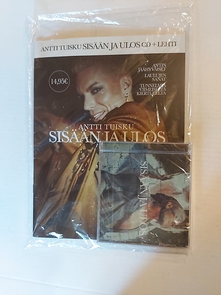 Antti Tuisku: Sisään ja ulos lehti + cd