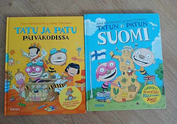 Tatun ja Patun kirjat – Päiväkodissa & Suomi