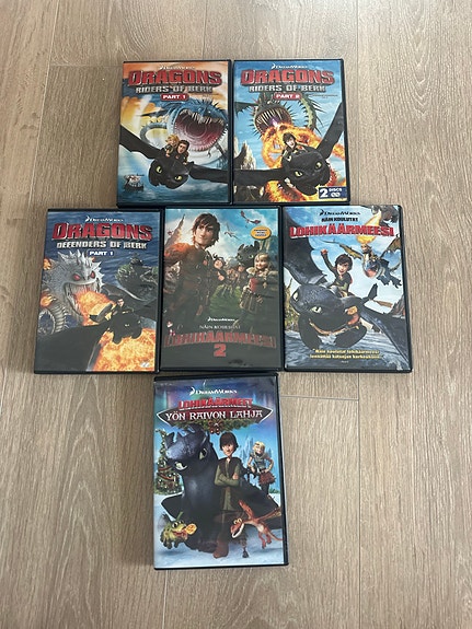 Dvd: Näin koulutat lohikäärmeesi x 6