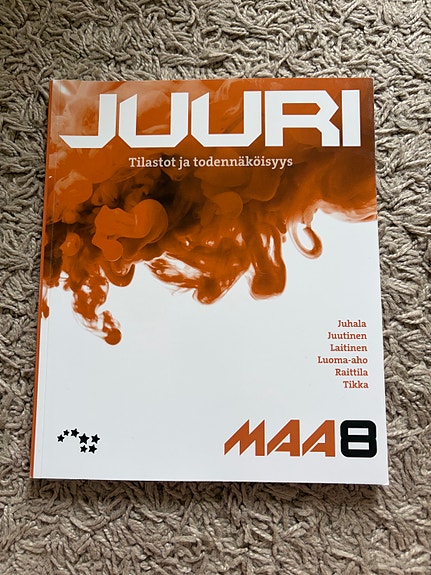 Juuri MAA8 tilastot ja todennäköisyys oppikirja